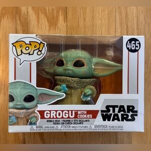 Funko Pop! Star Wars Grogu with Cookies Figure New in Box but box has watermarks